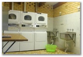 East's Ocean Shores Holiday Park - Manning Point: Interior of laundry