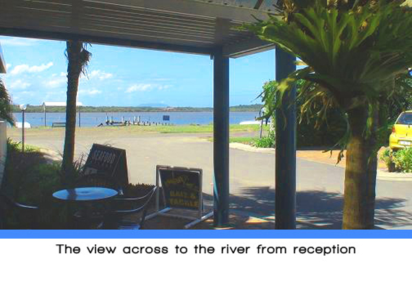 Weeroona Holiday Park - Manning Point: The view across the river from reception.