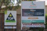 Mannum Riverside Caravan Park - Mannum: I took this photo this morning of the Mannum Caravan Park which has updated information on the park, the park is also now 