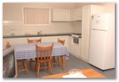 Riverview Tourist Park - Margaret River: Well presented kitchen and dining area in cottage.