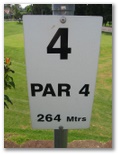 Marrickville Golf Course - Marrickville Sydney: Hole 4 - Par 4, 264 meters