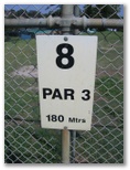 Marrickville Golf Course - Marrickville Sydney: Hole 8 - Par 3, 180 meters