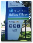 South East Holiday Village - Chelsea Heights: South East Holiday Village welcome sign.
