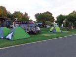 Melbourne BIG4 Holiday Park - Melbourne: Tent sites not close to main amenities and pool but has its own amenities but need an upgrade