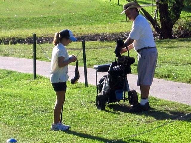 Merewether Golf Course - Adamstown: Young golfing star of the future