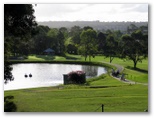 Merewether Golf Course - Adamstown: View of green and dam