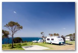 Big4 NRMA Merimbula Beach Holiday Park - Merimbula: Powered sites for caravans with magnificent ocean views.
