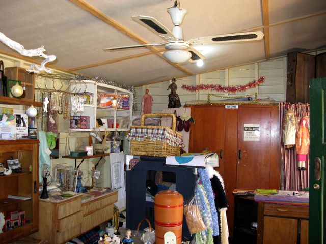 The Old School Camping & Caravan Park - Merriwagga: The shop contains all sorts of bits and pieces