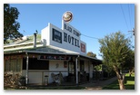 The Old School Camping & Caravan Park - Merriwagga: The famous Black Stump Hotel in Merriwagga.  This Hotel has the highest bar of any hotel in Australia.