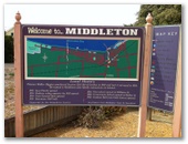 Middleton Caravan Park - Middleton: Some of the towns history and map.