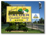 Calder Tourist Park - Mildura: Calder Tourist Park welcome sign