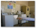Coachman Tourist Park - Mildura: Interior of laundry