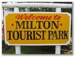 Milton Tourist Park - Milton: Milton Tourist Park welcome sign