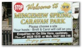 Mingenew Spring Caravan Park - Mingenew: Welcome sign