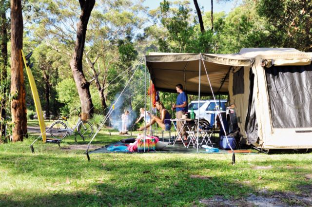 Minnie Water Holiday Park - Minnie Water: Area for tents and camping