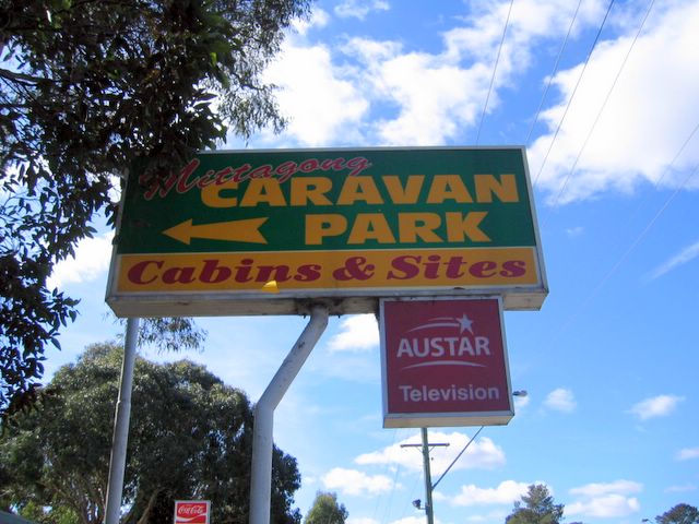 Mittagong Caravan Park - Mittagong: Mittagong Caravan Park welcome sign