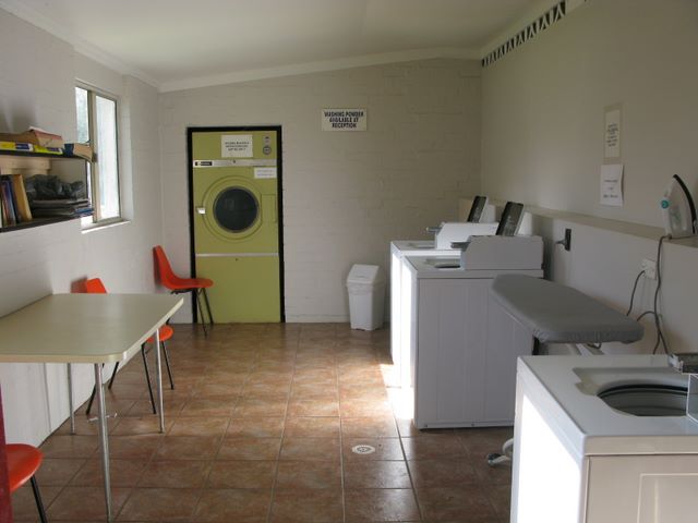 Mollymook Caravan Park - Mollymook: Interior of laundry