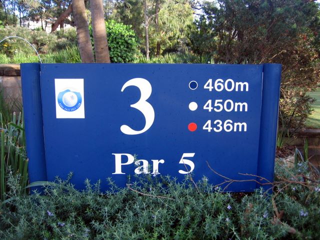 Mona Vale Golf Course - Mona Vale Sydney: Mona Vale Golf Course Hole 3, Par 5 460 meters