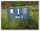Mona Vale Golf Course - Mona Vale Sydney: Mona Vale Golf Course Hole 1, Par 5 480 meters