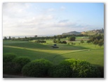 Mona Vale Golf Course - Mona Vale Sydney: Overview of the Mona Vale Golf Course looking east towards the ocean