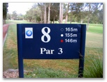 Mona Vale Golf Course - Mona Vale Sydney: Mona Vale Golf Course Hole 8, Par 3 165 meters