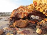 Moonta Bay Caravan Park - Moonta Bay: Pretty rocks near Jetty near park 5 mins walk