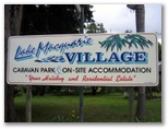 Lake Macquarie Village & Caravan Park - Morisset: Lake Macquarie Village welcome sign