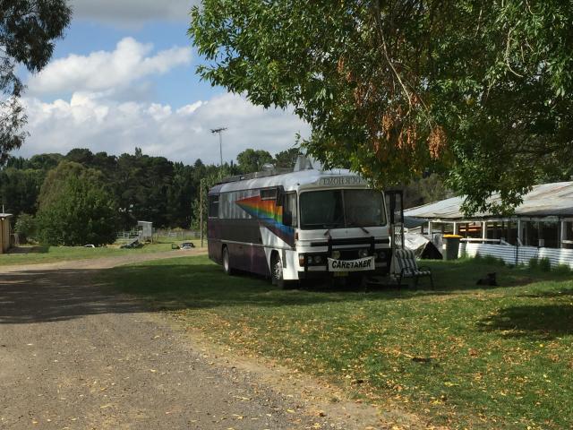 Moss Vale Showground - Moss Vale: Caretaker lives in this motorhome