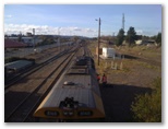 Moss Vale Railway Station - Moss Vale: Moss Vale Railway Station looking north.