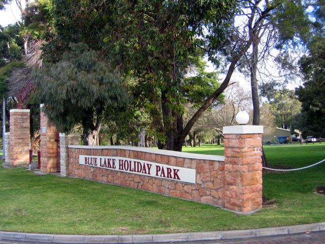 Big4 Blue Lake Holiday Park - Mount Gambier: Blue Lake Holiday Park welcome sign