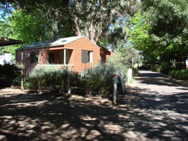 Mudgee Riverside Caravan & Tourist Park - Mudgee: Cabin accommodation, ideal for families, couples and singles