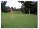 Muree Golf Club - Raymond Terrace: Green on Hole 6 looking back along fairway
