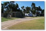 Murrayville Caravan Park - Murrayville: Powered sites for caravans with Amenities Block in the foreground