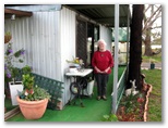 Murtoa Caravan Park - Murtoa: This permanent resident told me she was 94 years of age.  Make sure you say hello if you visit the park.