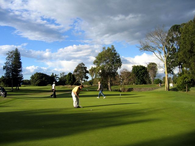 Murwillumbah Golf Club - Murwillumbah: Murwillumbah Golf Club Green on Hole 6