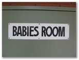 Myrtleford Caravan Park - Myrtleford: Babies room is part of the amenities