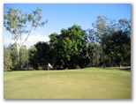 Mystic Sands Golf & Country Club - Balgal Beach: Green on Hole 4