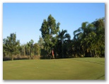 Mystic Sands Golf & Country Club - Balgal Beach: Green on Hole 9