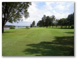 Nambucca Heads Island Golf Course - Nambucca Heads: Approach to the Green on Hole 1