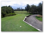 Nambucca Heads Island Golf Course - Nambucca Heads: Fairway view Hole 6 - water to the left and right