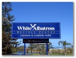 Active Holidays White Albatross - Nambucca Heads: White Abatross Holiday Centre welcome sign.