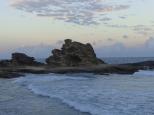 Active Holidays White Albatross - Nambucca Heads: Rock formation at end of break wall where ships were wrecked