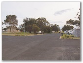 Naracoorte Holiday Park - Naracoorte: Long view of powered sites for caravans