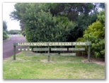 Narrawong Holiday Park - Narrawong: Narrawong Caravan Park welcome sign