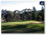 Neangar Park Golf Course - Bendigo: Green on Hole 4