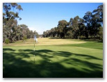 Neangar Park Golf Course - Bendigo: Green on Hole 8