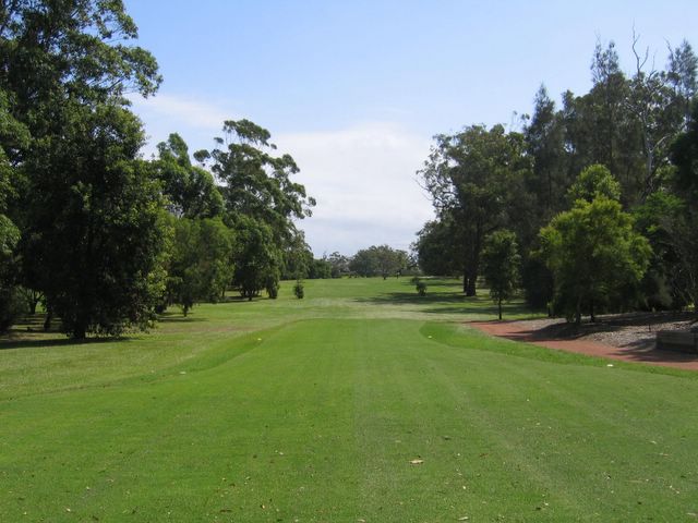 Nelson Bay Golf Course - Nelson Bay: Layout of Hole 27