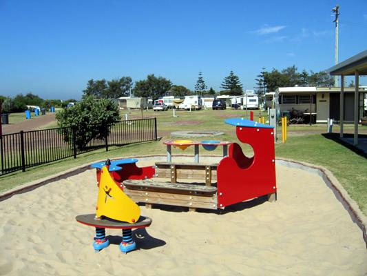 Stockton Beach Tourist Park 2004 - Newcastle: Playground for children.