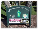 Tewantin Noosa Golf Course - Tewantin: Layout of Hole 1, Par 4 - 322 meters