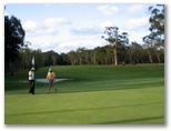 Tewantin Noosa Golf Course - Tewantin: Green on Hole 8 looking back along fairway